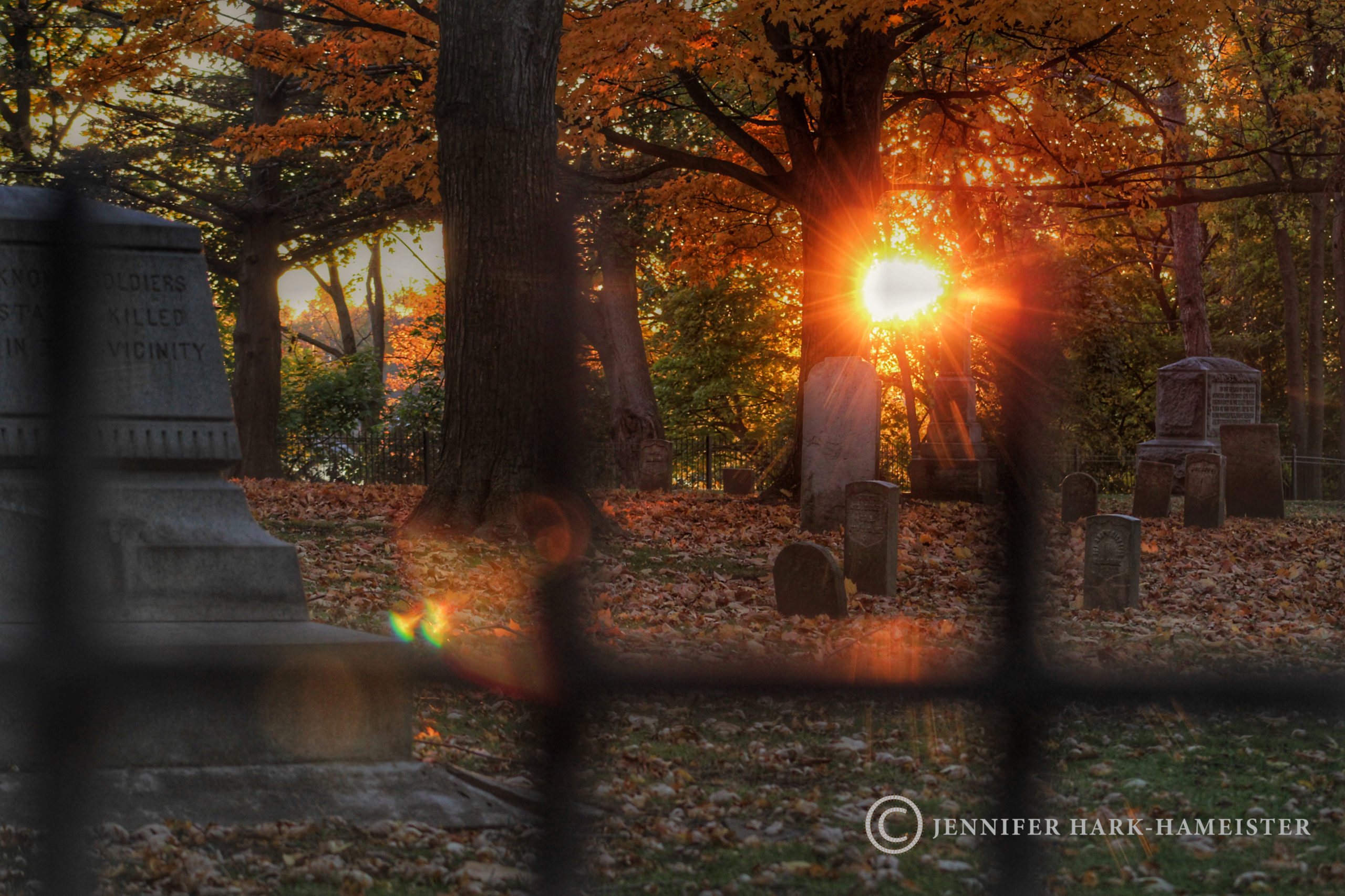 Cemetery Sunset